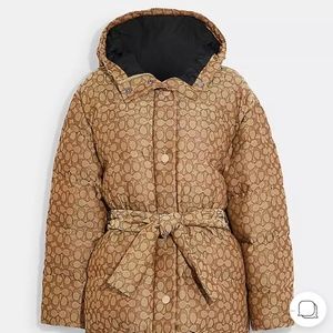 Signature Jacquard Down Pillow  Jacket